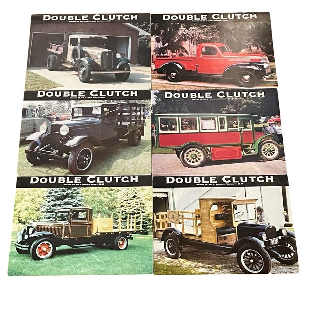 Double Clutch magazine all issues from 1995 Antique Truck Club of America Vol 25